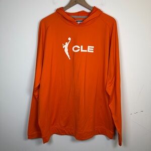 NWT Peter Millar Performance Hoodie WNBA Cleveland Orange Size XXL Basketball